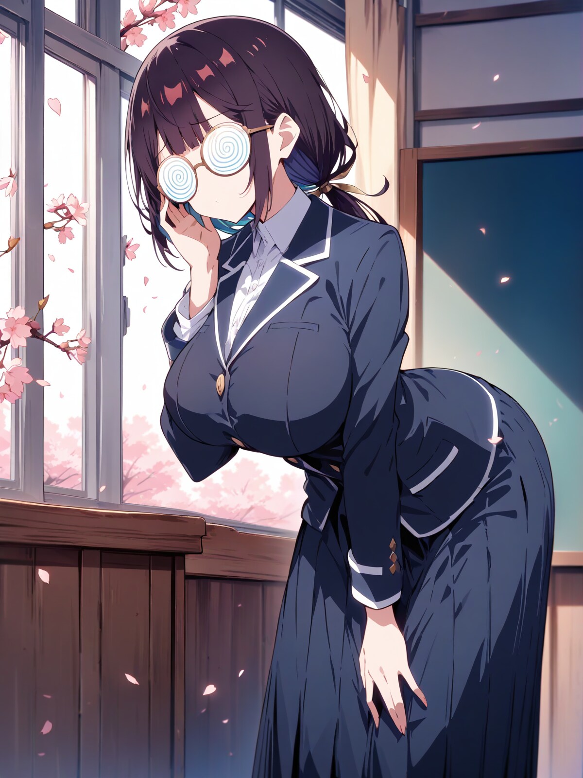 サクラと女学生