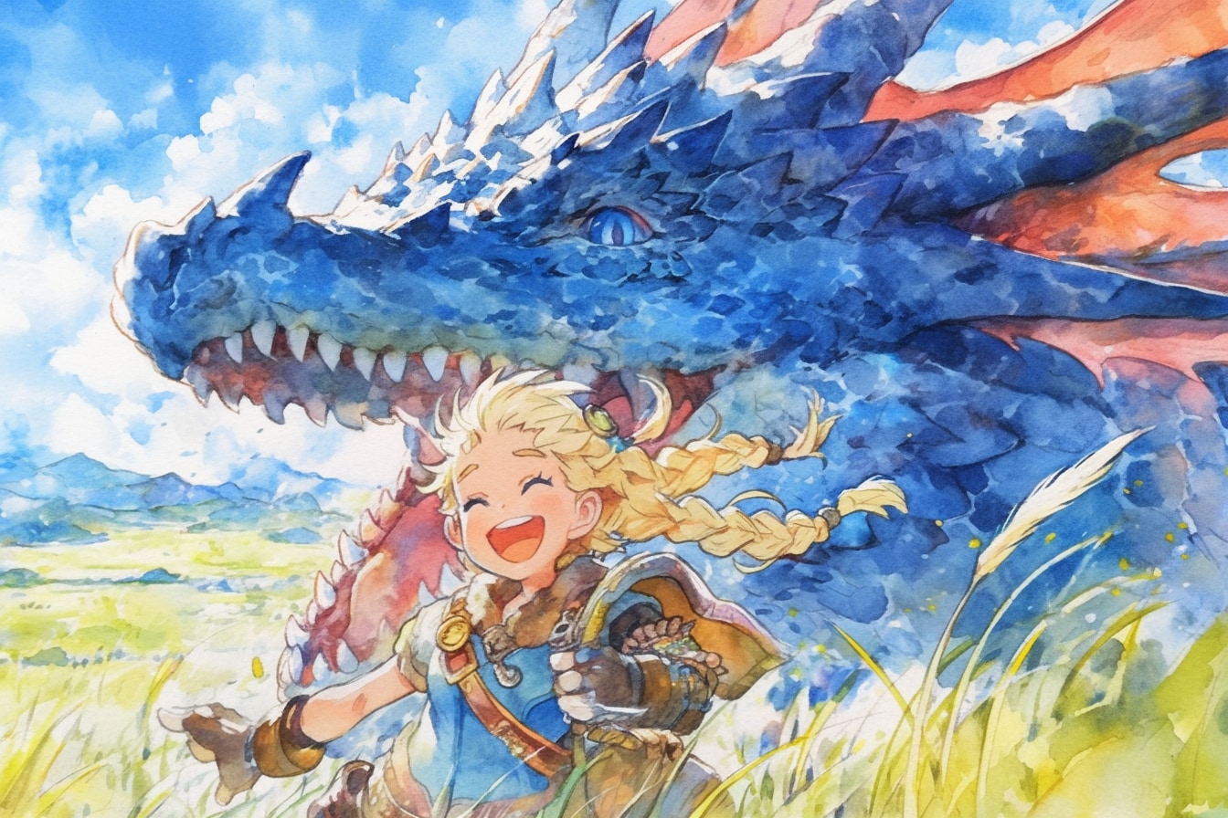 ドラゴンと少女（竜騎士）177 | の人気AIイラスト・グラビア