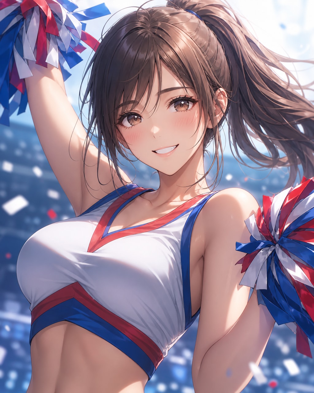 チアリーダー　4枚