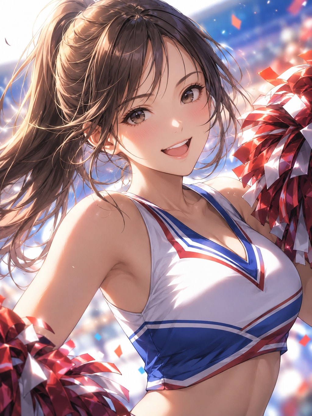チアリーダー　4枚
