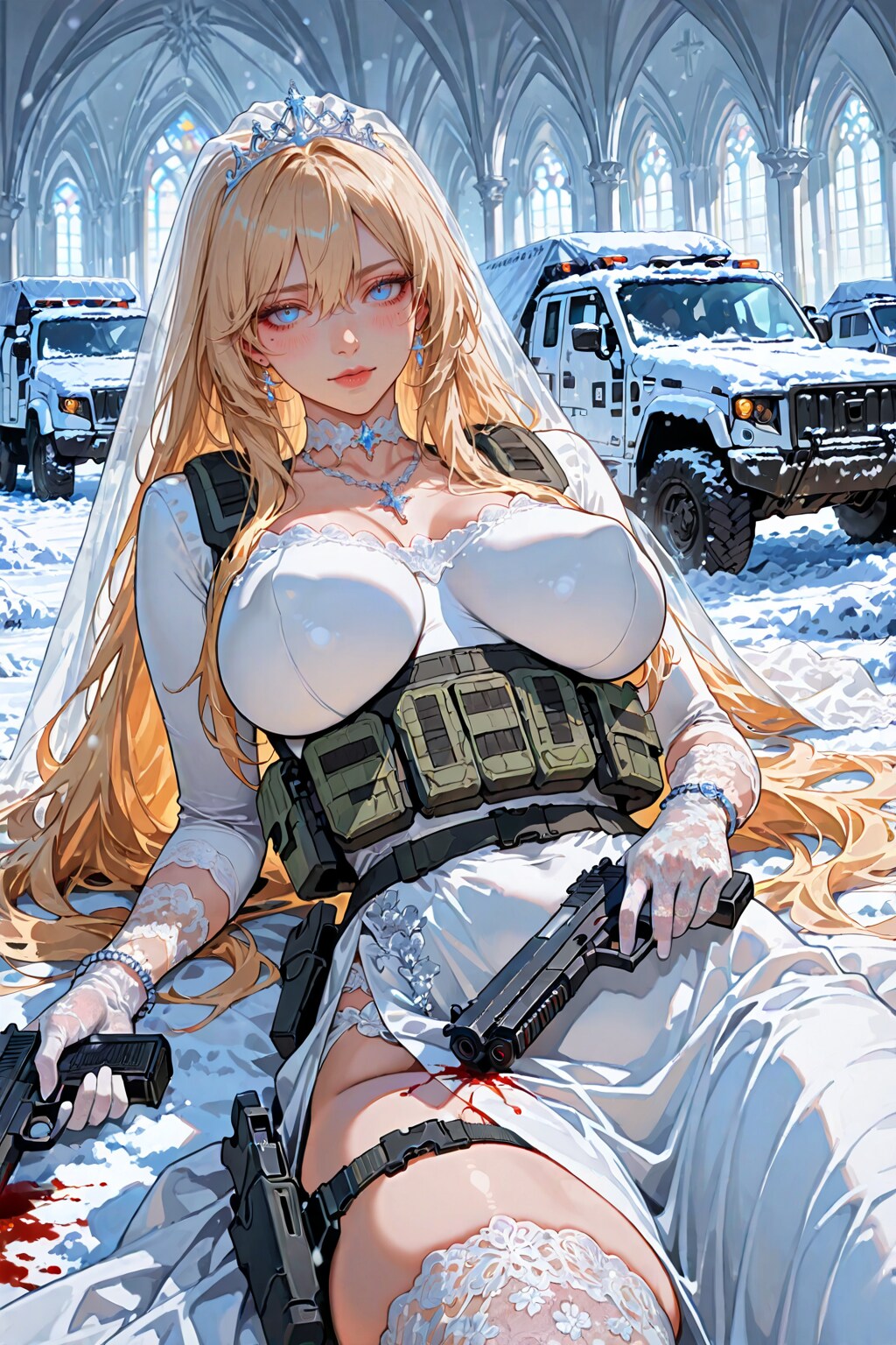 武装ウェディングドレス