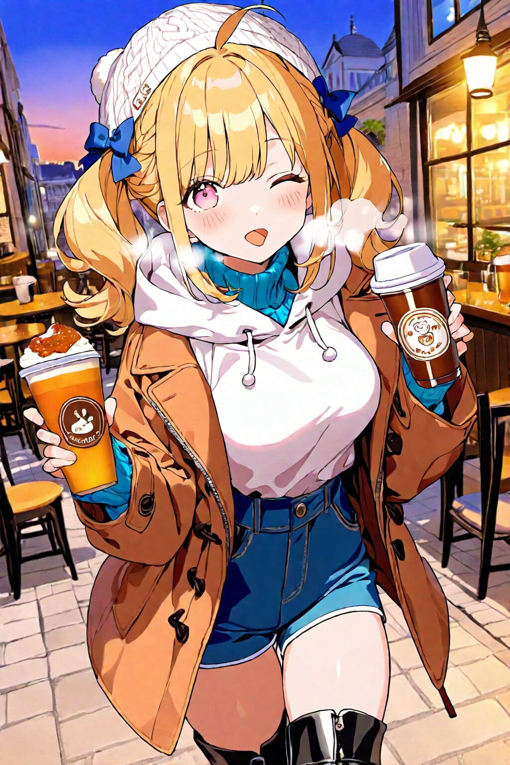 PRISMの冬コーデ　４　てへぺろ