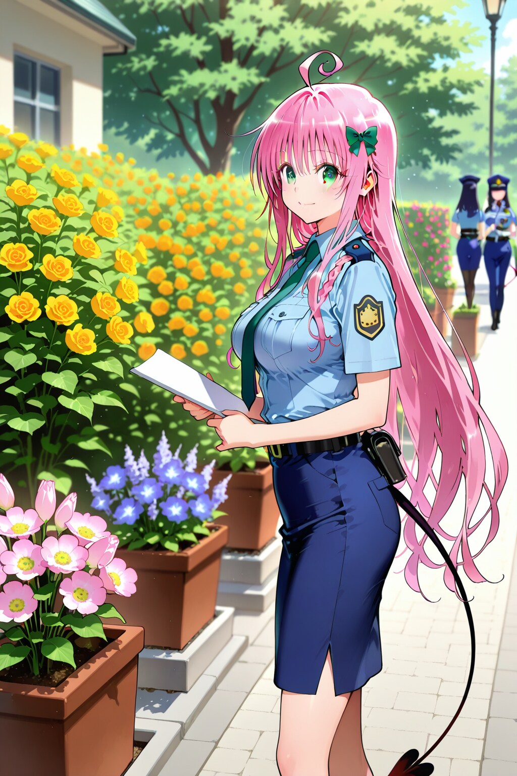 ララ・サタリン・デビルーク婦人警官 | の人気AIイラスト・グラビア