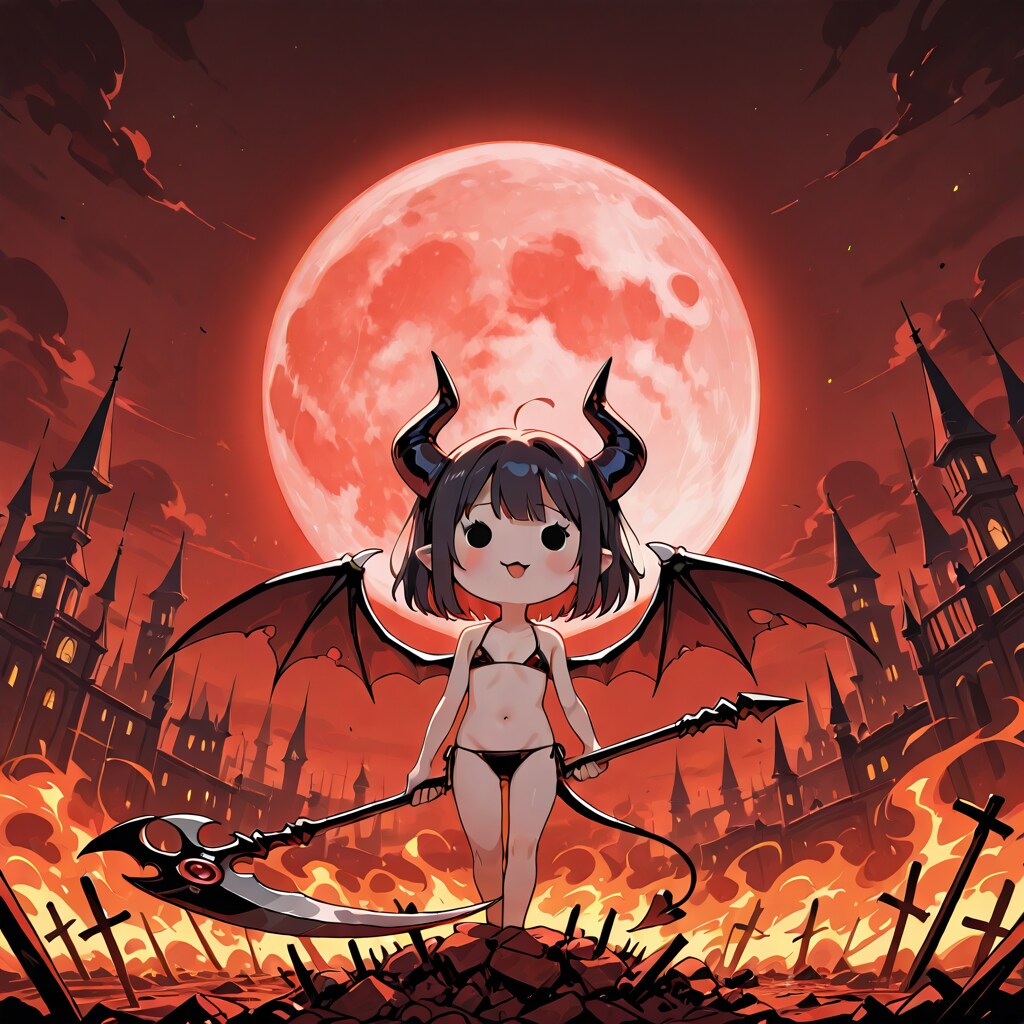 灼熱地獄のシンプル悪魔っ子260413