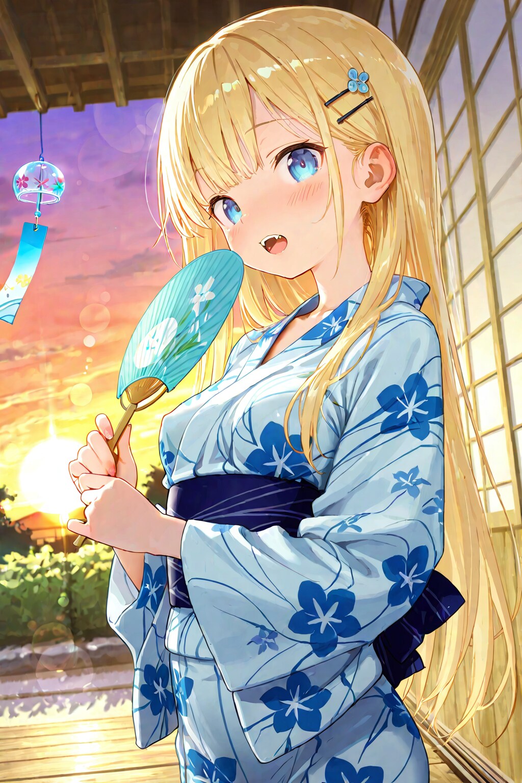 夏の夕暮れ