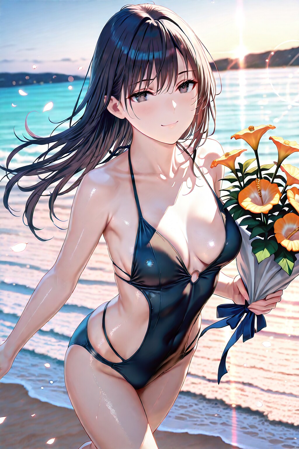 花束をあげる