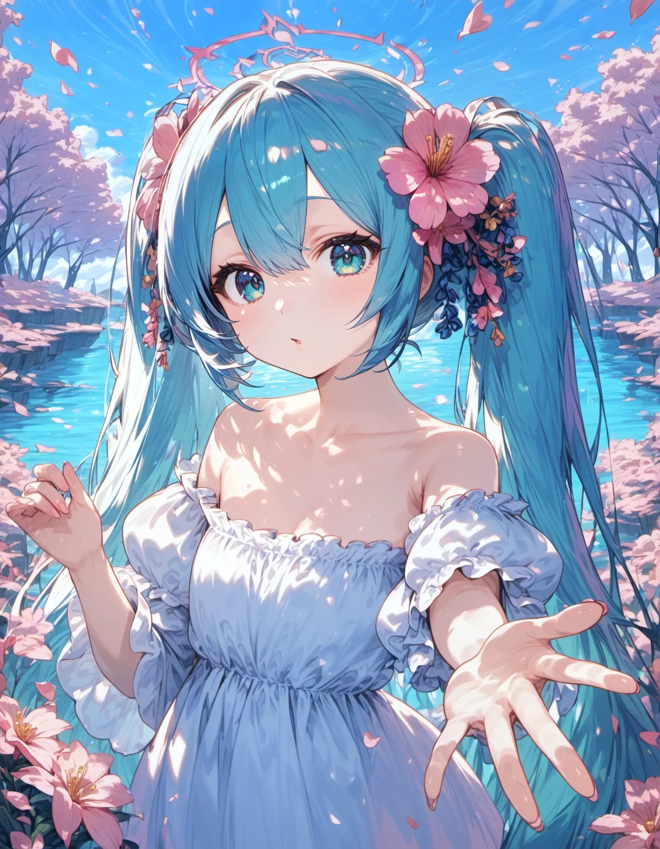 Blue Spring Invitation | の人気AIイラスト・グラビア