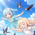 鳥さんと空飛んでみたよ 2枚目