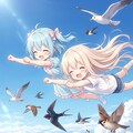 鳥さんと空飛んでみたよ 3枚目