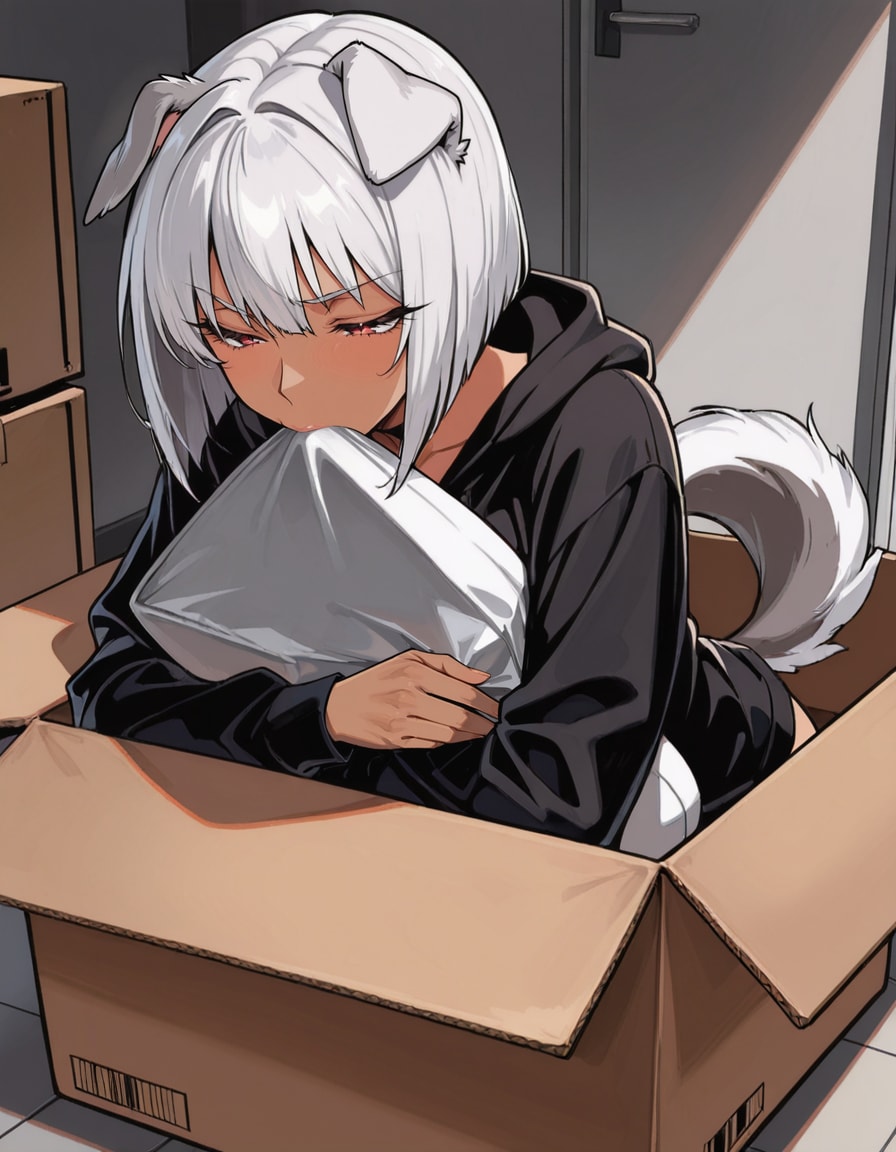 今日のわん娘 #28 「寂しがりわん娘」 | の人気AIイラスト・グラビア