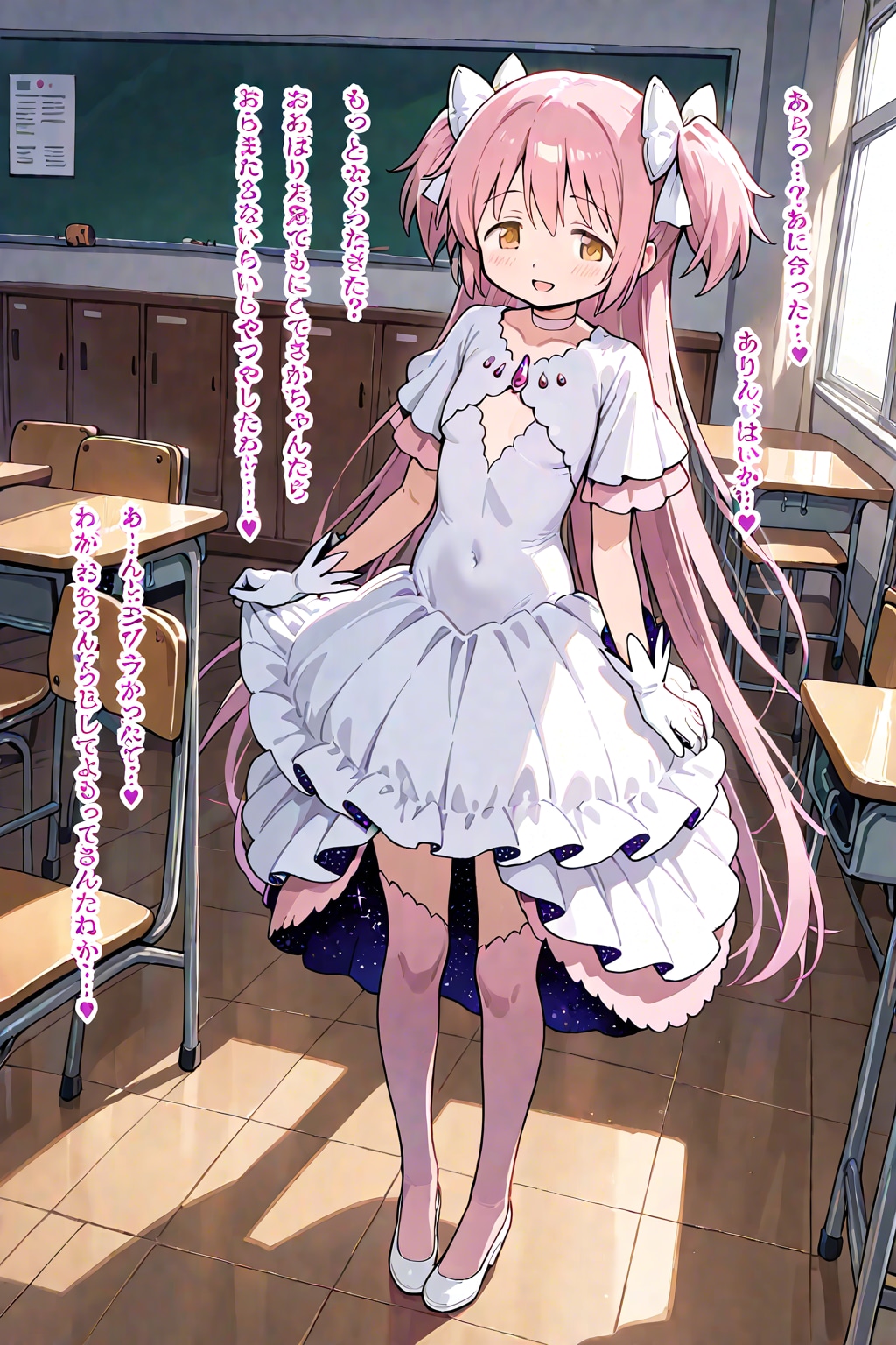 教室に降臨してきたアルティメットまどか