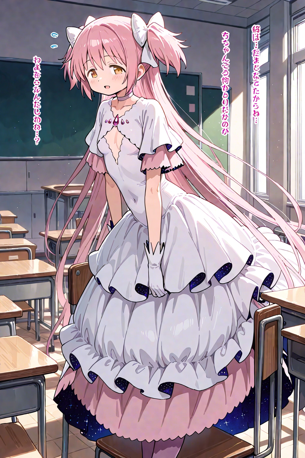 教室に降臨してきたアルティメットまどか