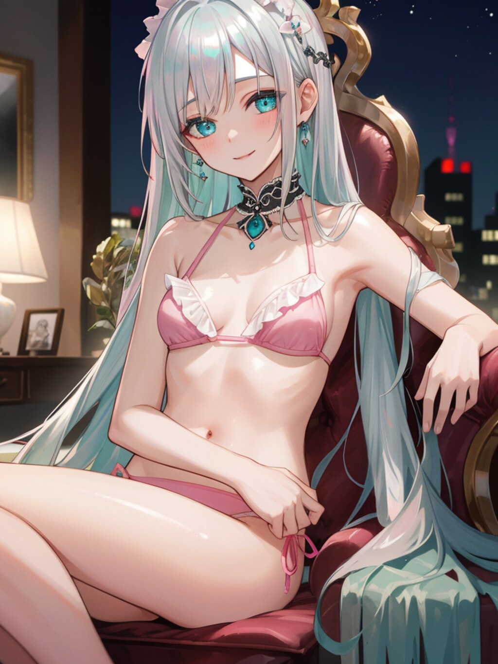 私の読書スペース。