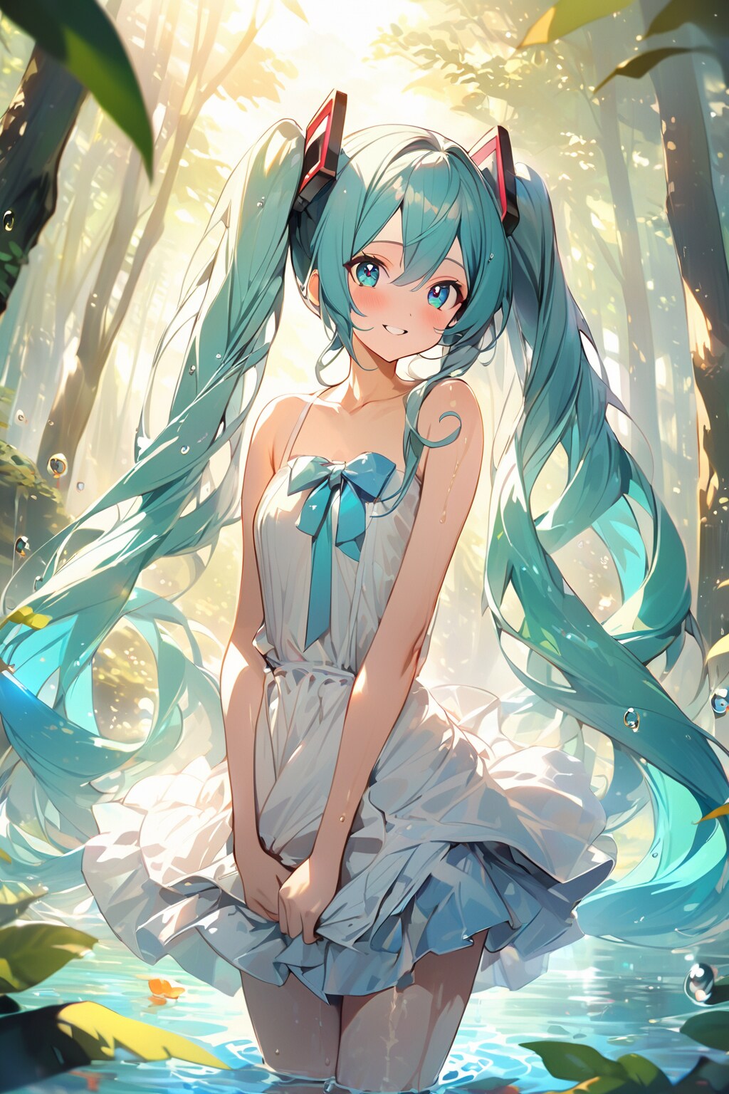 泉の女神様 | の人気AIイラスト・グラビア