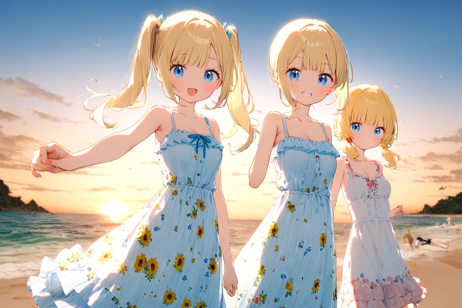 三つ子ちゃん　ALTAIR | の人気AIイラスト・グラビア