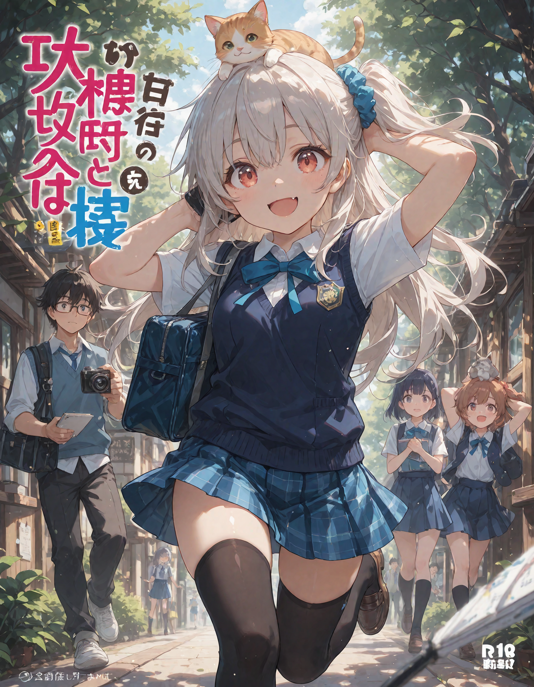 ラノベ表紙風・でもR18マークあるよ⁉ | の人気AIイラスト・グラビア