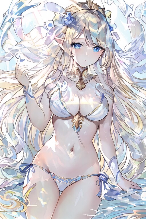 水呪文使いのエルフさん