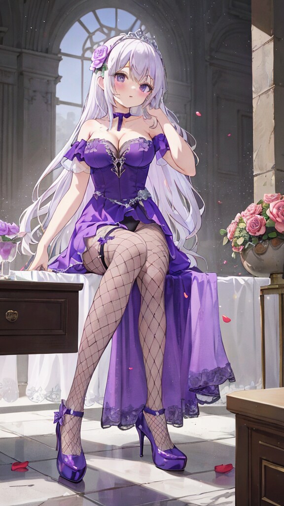 紫色の果実、小さなプリンセス