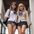 ギャルたちの通学風景　2 3枚目
