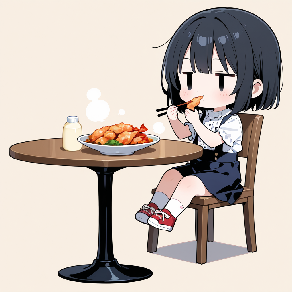 エビマヨ（っぽいもの）を食べる