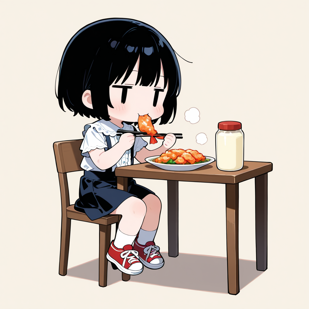 エビマヨ（っぽいもの）を食べる