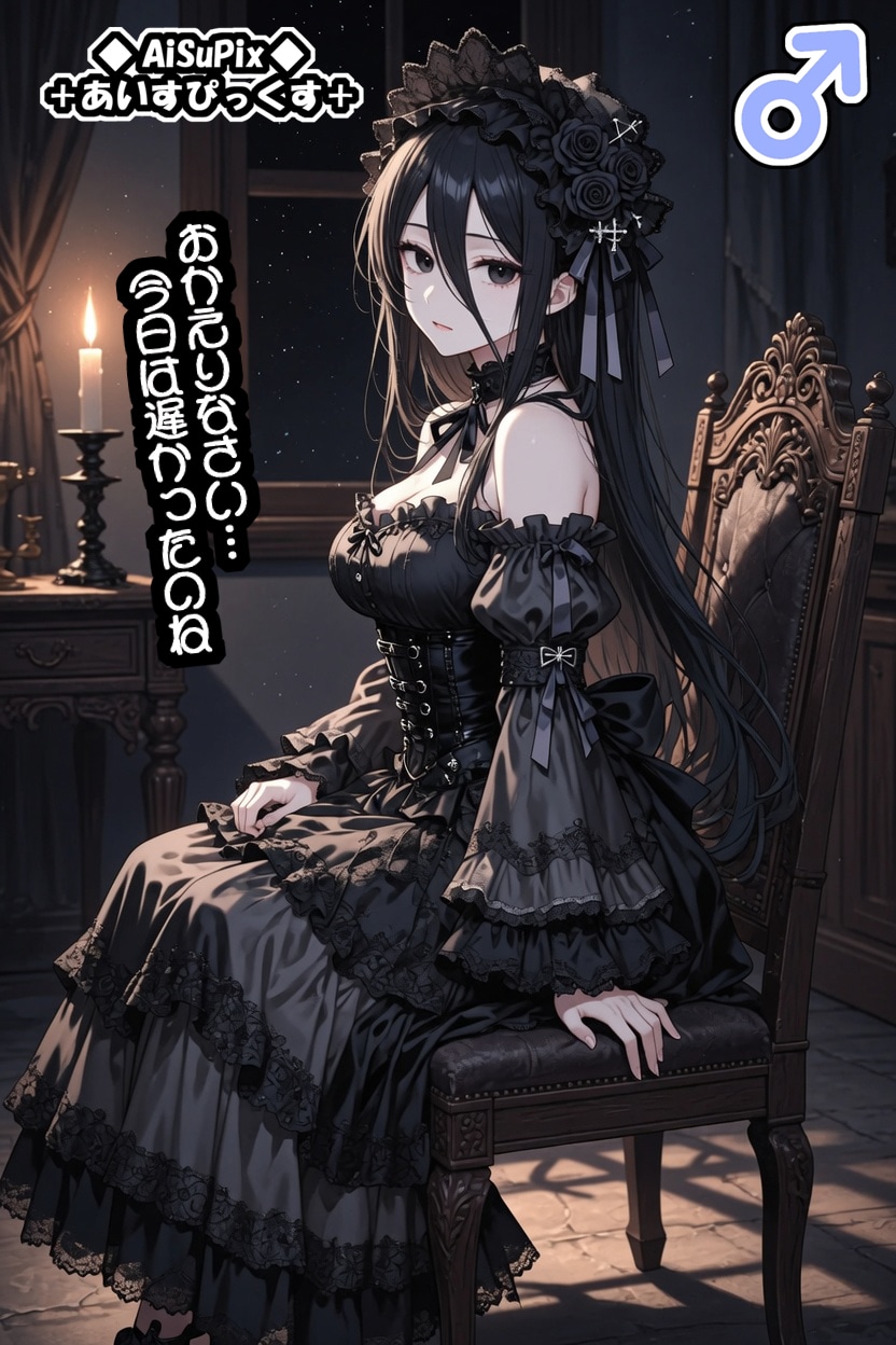 💙AiSuPix／可愛いゴスロリちゃん💙