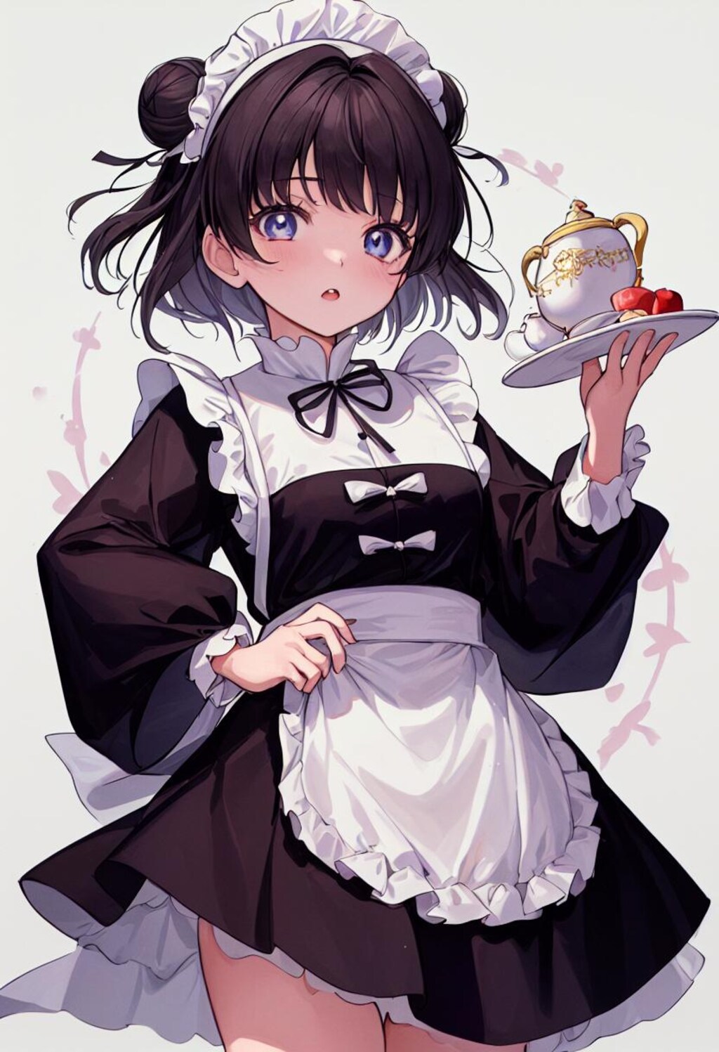 黒チャイナ風メイド