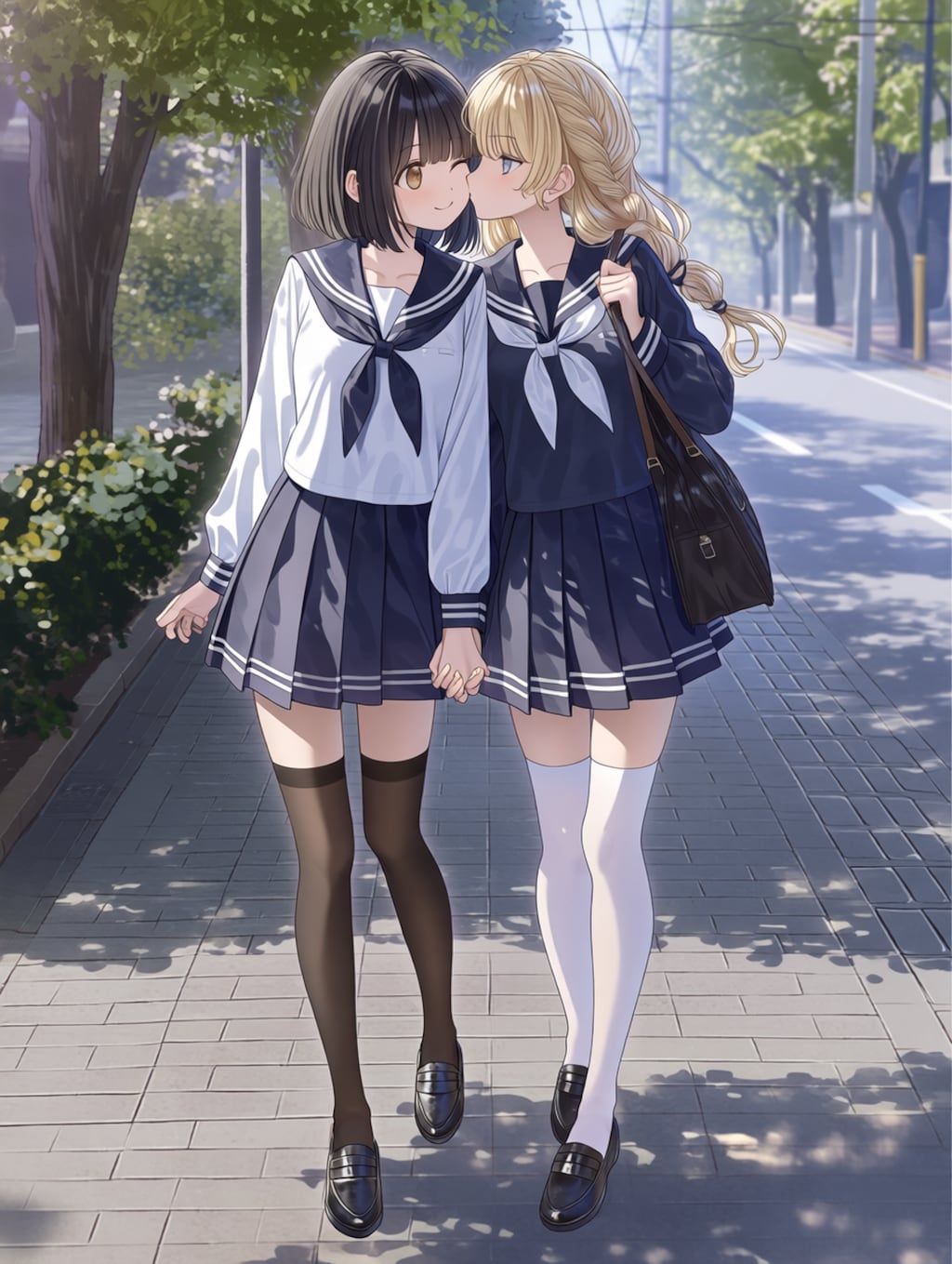 キスしたい二人のJK66