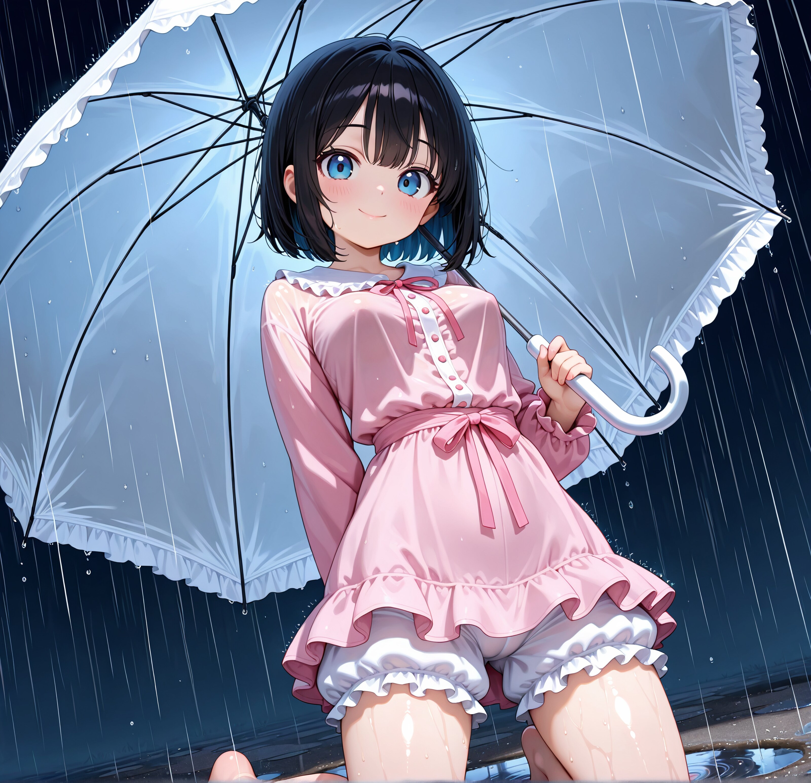 雨降り少女
