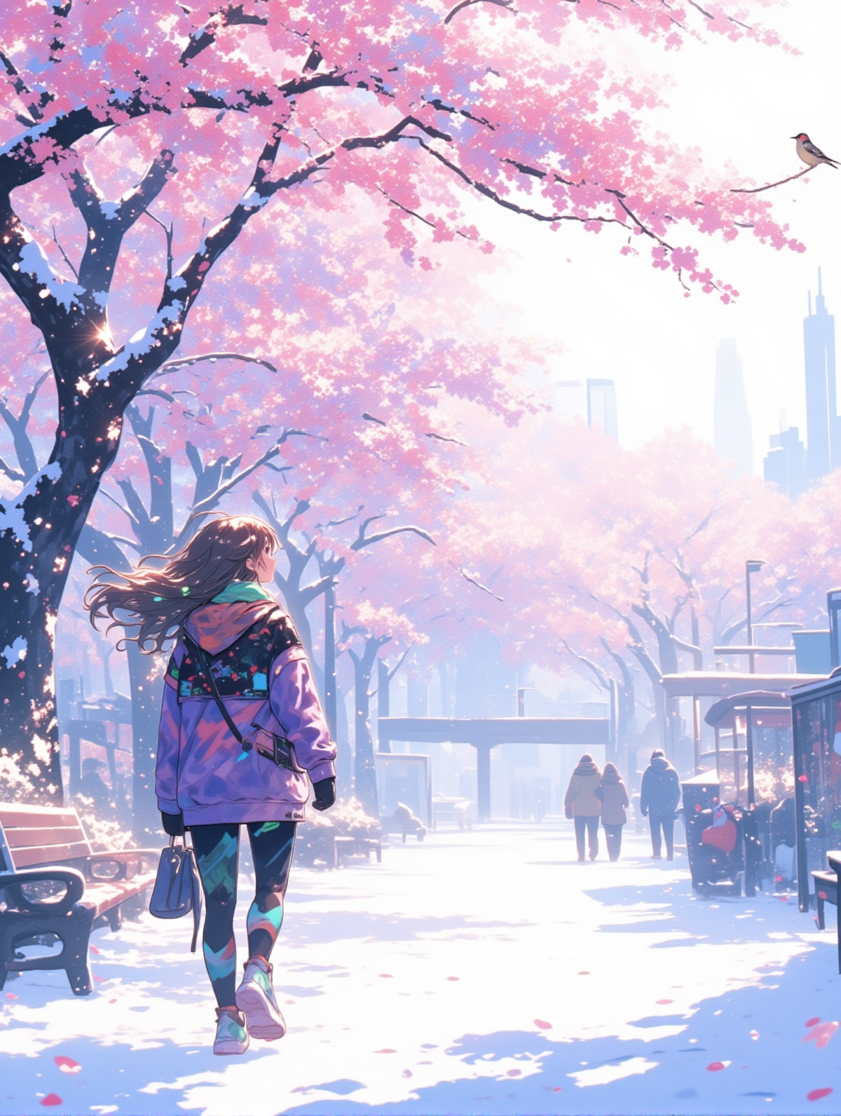 雪中桜_1
