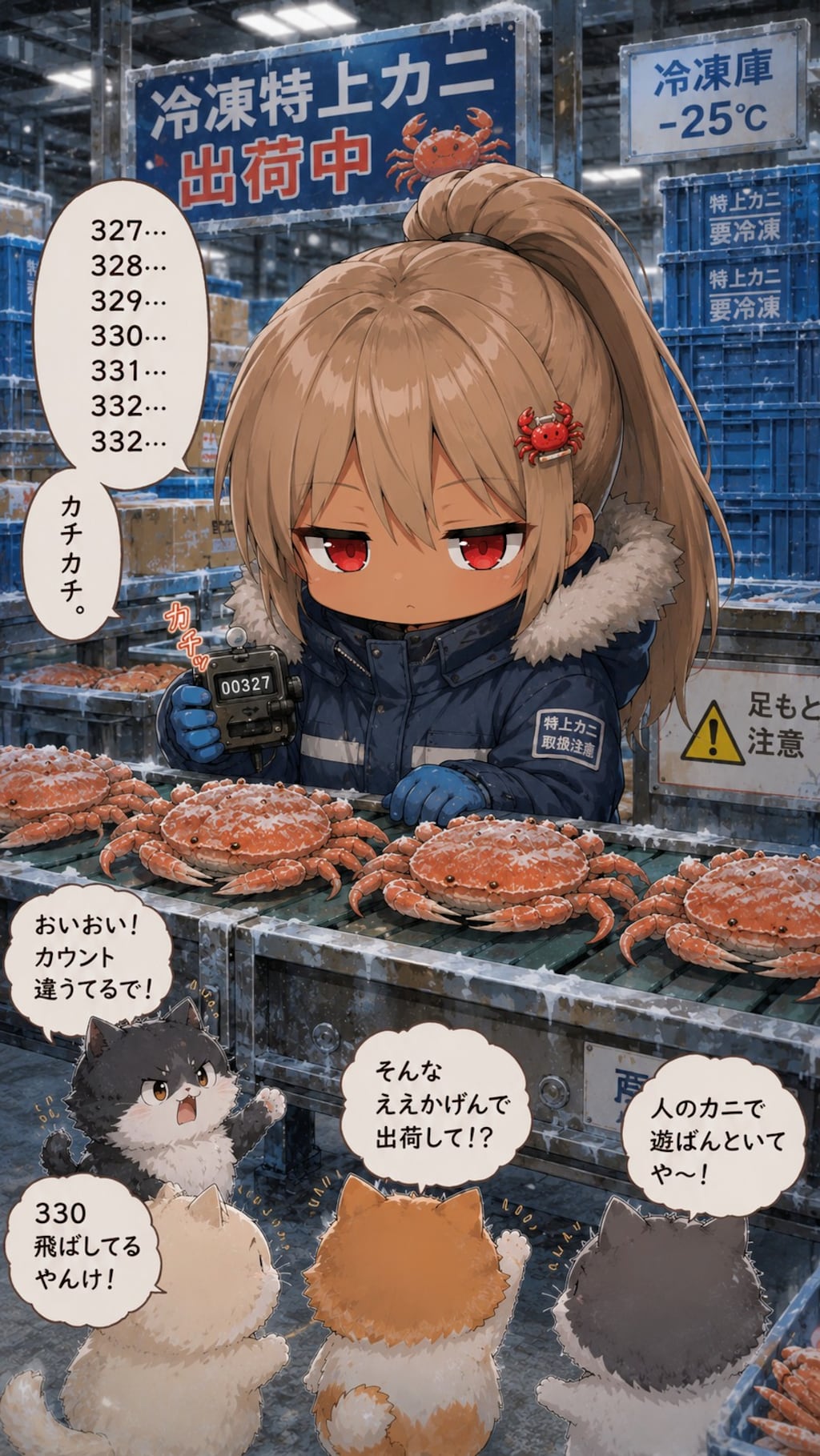 かにをカウントするんだな🦀