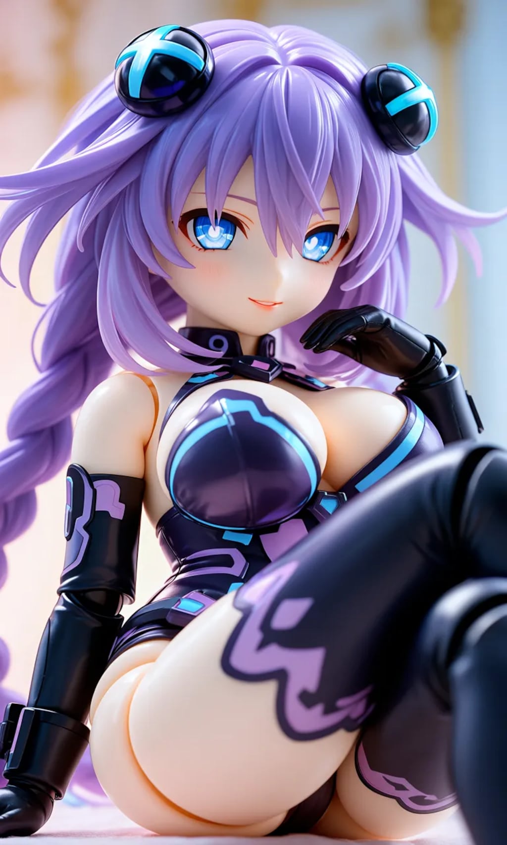 超次元ゲイムネプテューヌ パープルハート　アクリルドールフィギュア