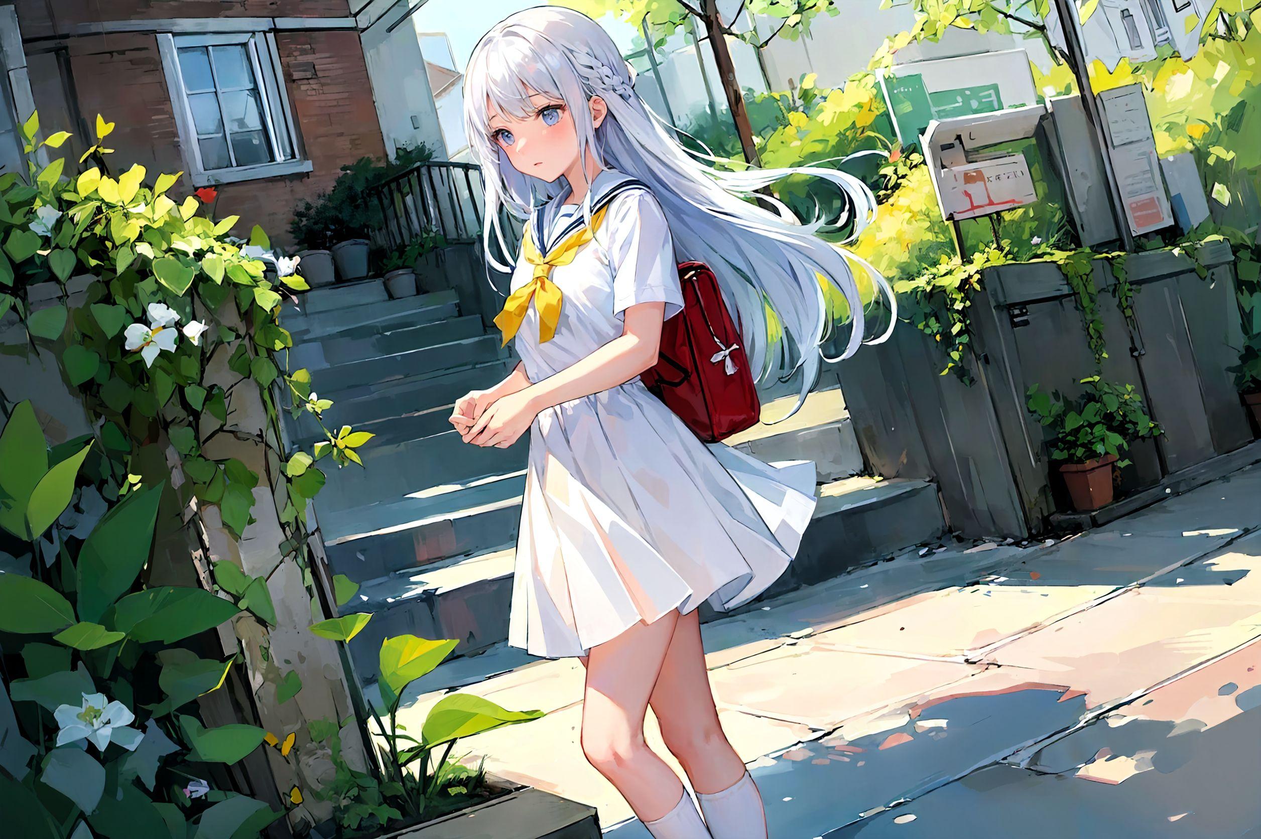 あ、今日は登校日の日かあ… | の人気AIイラスト・グラビア