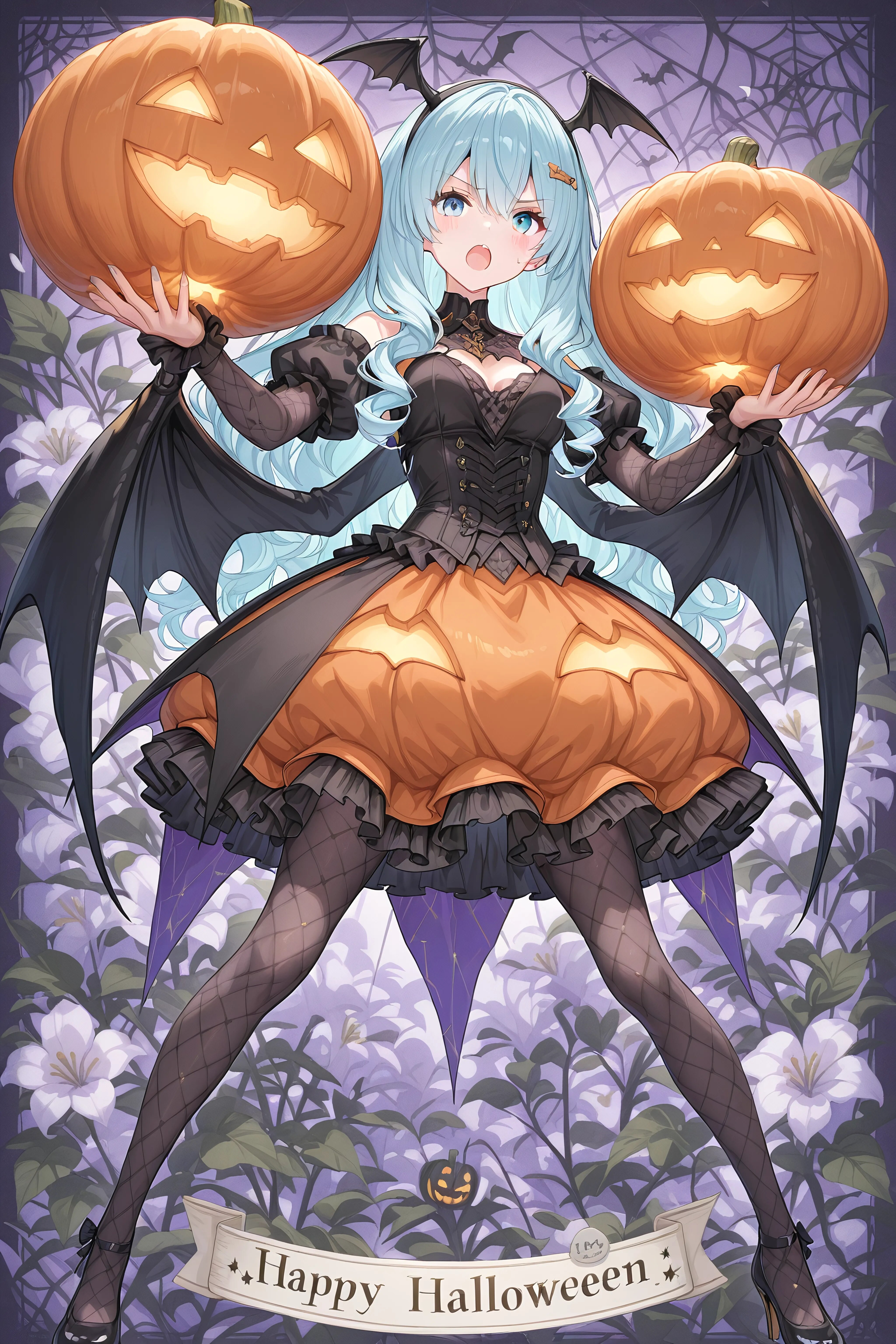 The Azure Halloween Archon | の人気AIイラスト・グラビア