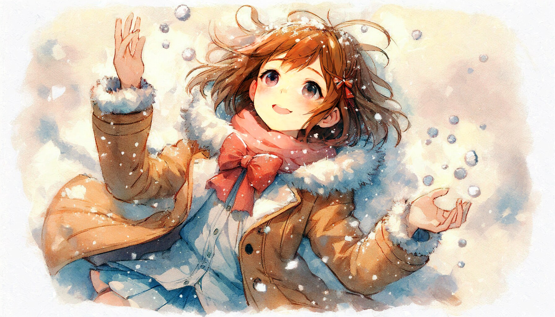 雪と少女47 | の人気AIイラスト・グラビア