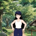 かっこかわいい婦警姫神英梨菜の公園ランニング　ジブリスタイル 8枚目