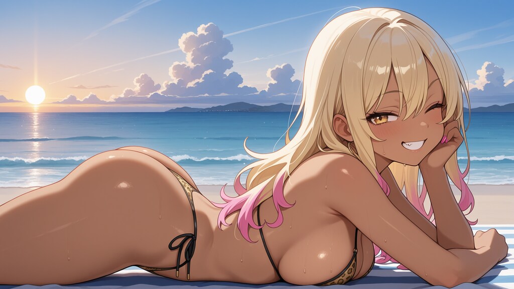 海辺のワンショット