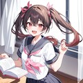 アリィナ(放課後の勉強始めましょ)[days AI] 3枚目