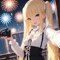 玲華お嬢様と花火🎆 4枚目