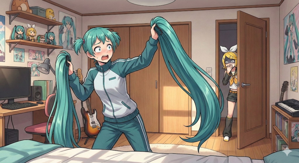 見てしまったリンさん😱