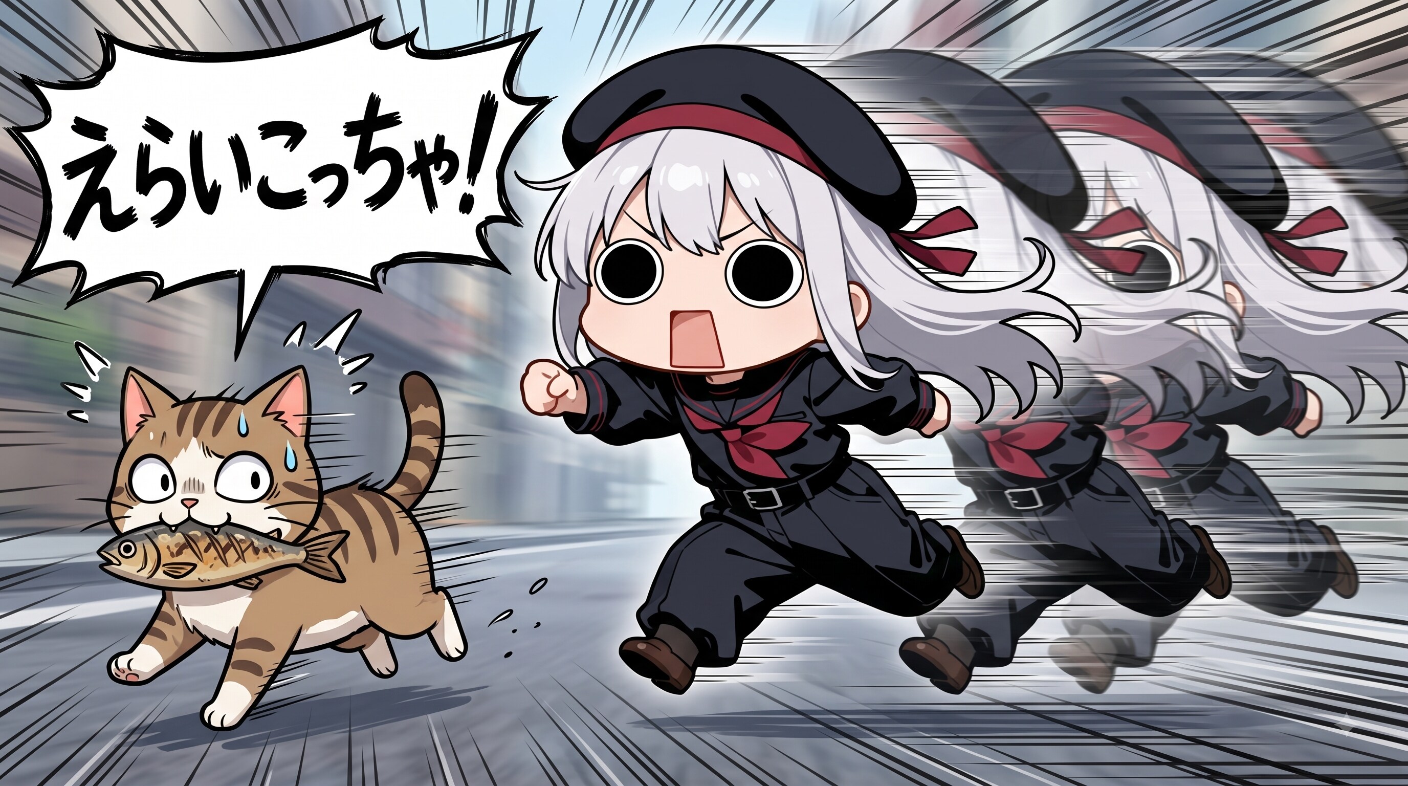 ドラ猫とえらいこっちゃ嬢 | の人気AIイラスト・グラビア