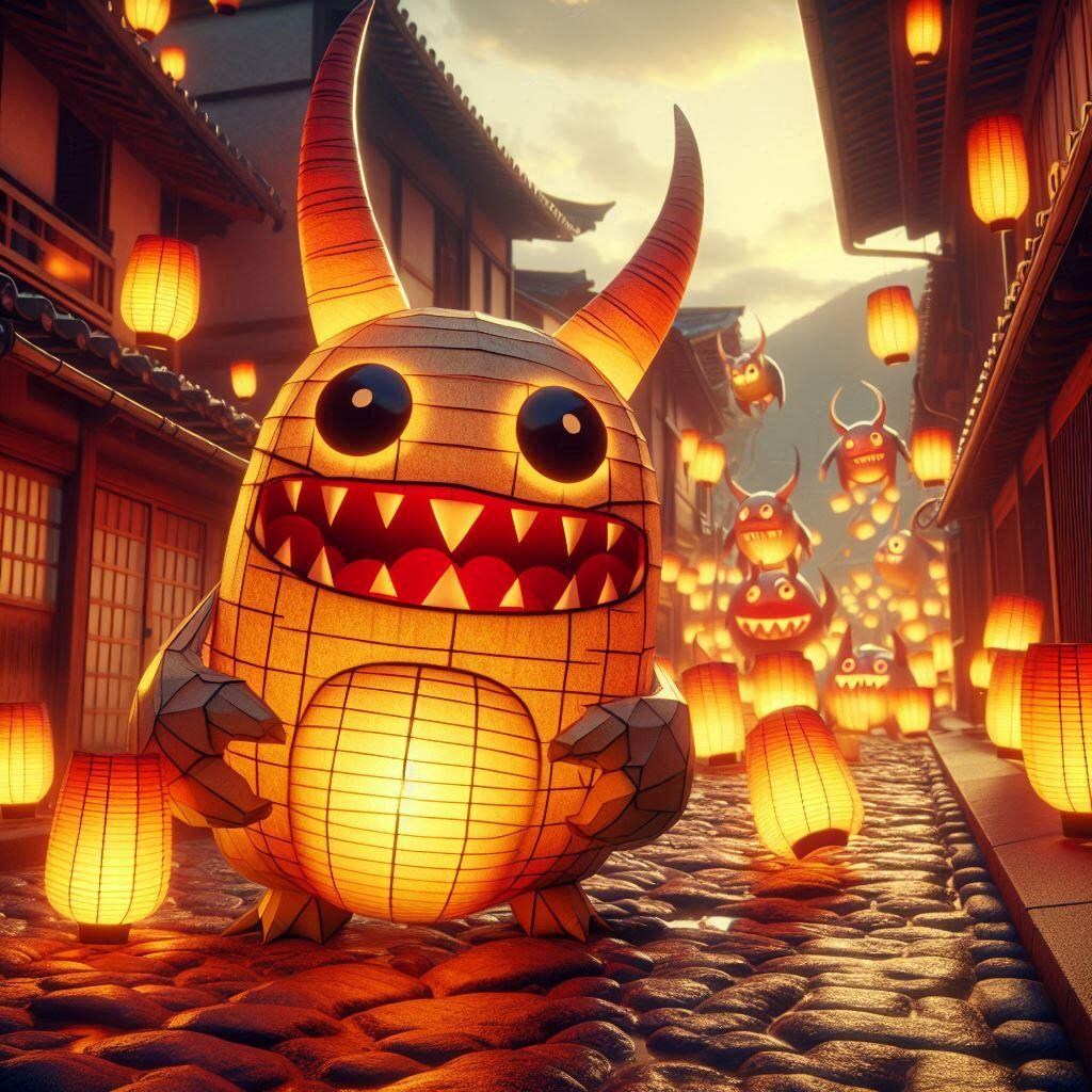 提灯モンスターたち