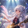 ギターを演奏する少女 3枚目