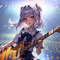 ギターを演奏する少女 6枚目