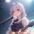 ギターを演奏する少女 4枚目
