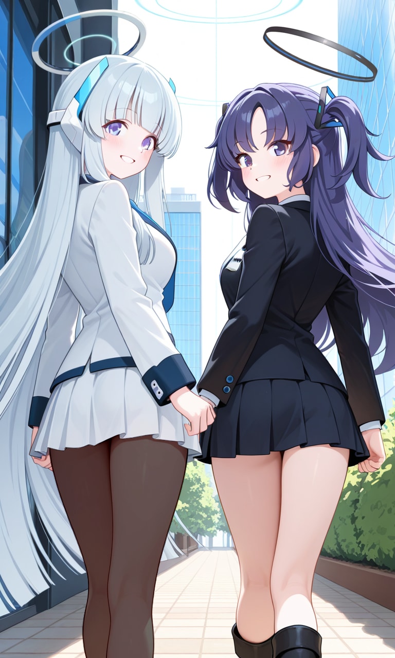 ユウカとノア　すれ違いと振り向き5 | の人気AIイラスト・グラビア