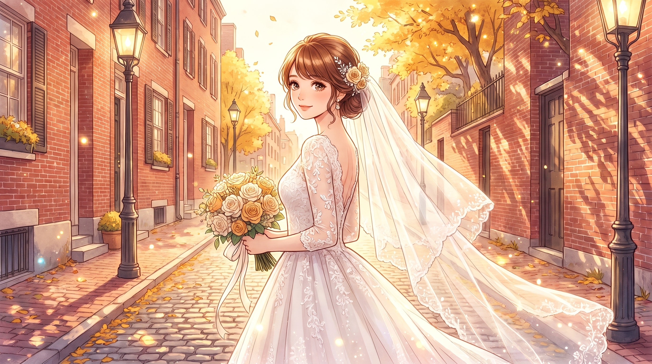 秋燦花嫁 | の人気AIイラスト・グラビア
