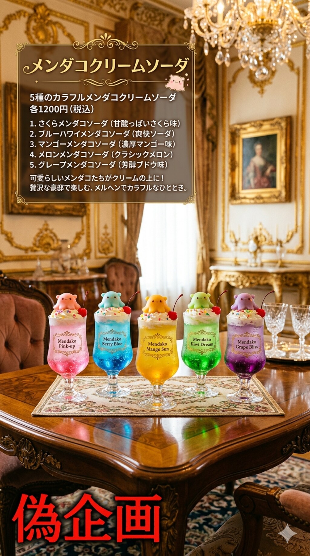 メンダコクリームソーダ