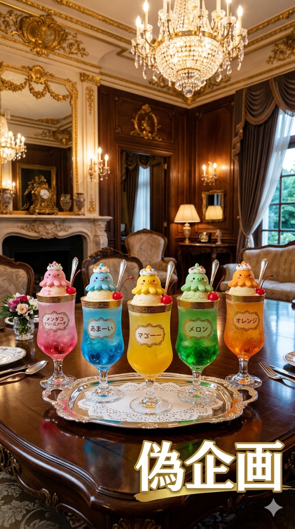 メンダコクリームソーダ