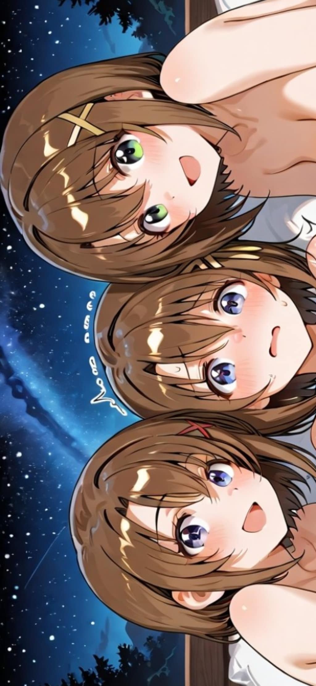 Re.八神はやての星空レズビアンヌード①②extension